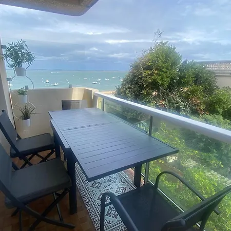 Apartamento A Avec Vue Mer, Acces Direct Et Parking Securise - Fr-1-374-217 Arcachón